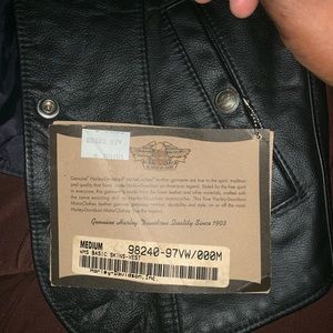 Leather vest set with glider